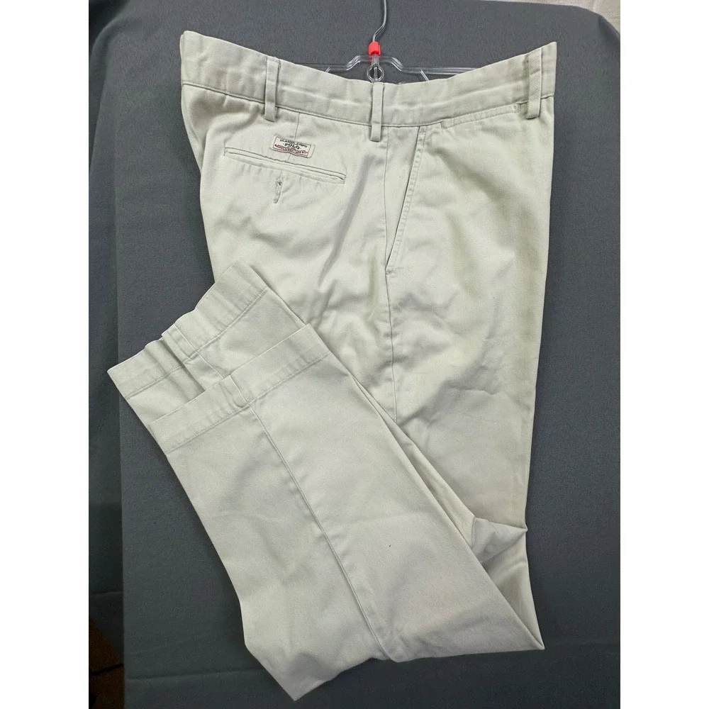 Polo Ralph‎ Lauren Classic Chino Straight Fit Men's Pants Khaki Size 35x30